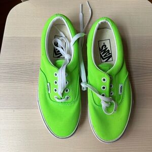 NWOT Lime Green Vans Men’s size 5.5 Women’s size 7